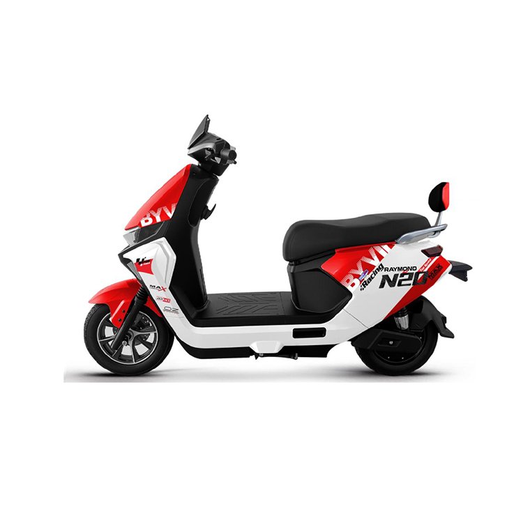 N20 red‑white racing high power electric scooter 3000W 80km/h CBS disc brake aluminum wheel CKD wholesale export