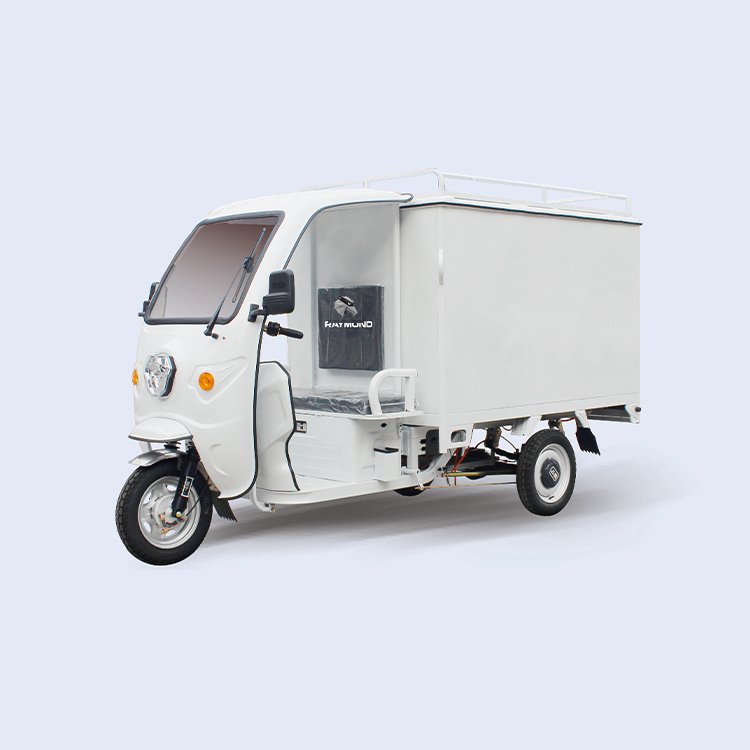 GN‑1.8m enclosed simple shed express electric cargo tricycle 600kg load for logistics delivery