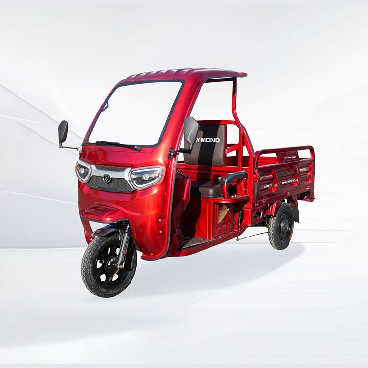 Lijian Simple Half‑cabin 1.5‑1.6 heavy‑duty electric cargo tricycle 800W permanent magnet motor