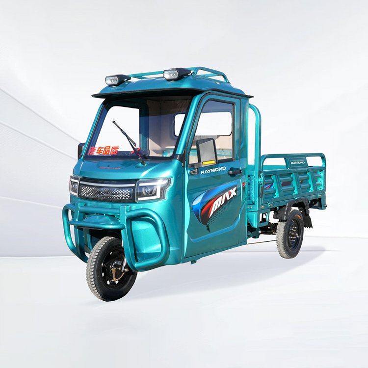 Tank Half‑cabin 1.6B heavy‑duty electric cargo tricycle 1000W permanent magnet motor