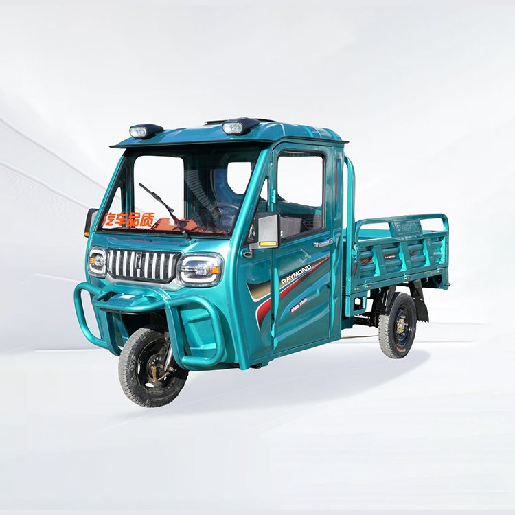 Half‑cabin 1.6×1.2 heavy‑duty electric cargo tricycle 1200W permanent magnet motor