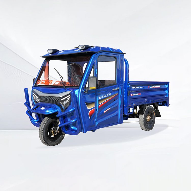 Widened Half‑cabin 1.8 heavy‑duty electric cargo tricycle 1500W reinforced permanent magnet motor