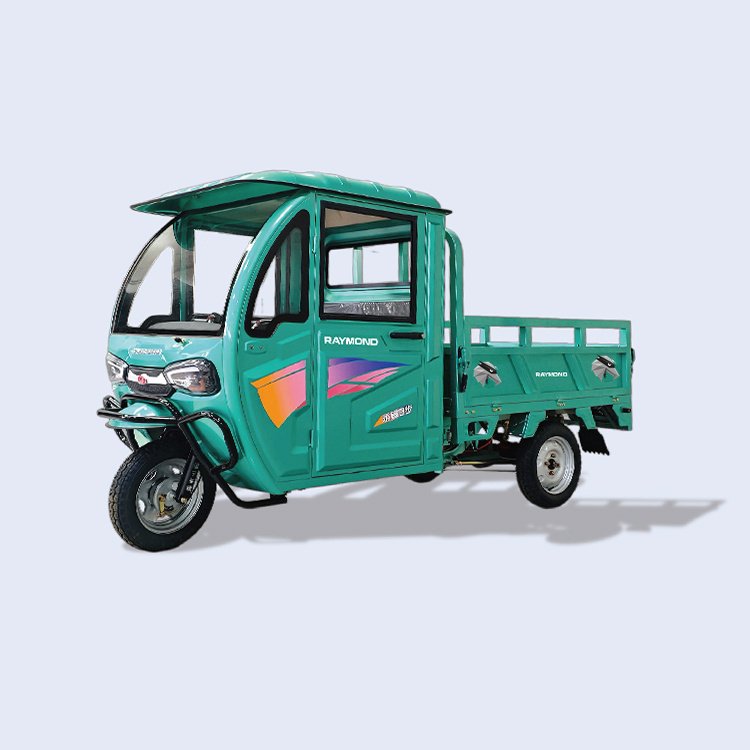 GN‑Half‑shed 1.6m electric cargo tricycle with Xuanbao headlight and Zhanbao upgraded door 800W permanent magnet shifting motor