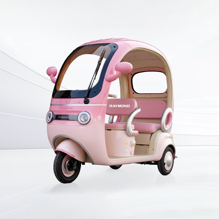 Oula enclosed electric passenger tricycle 2‑seater mini cabin electric tricycle multi‑color