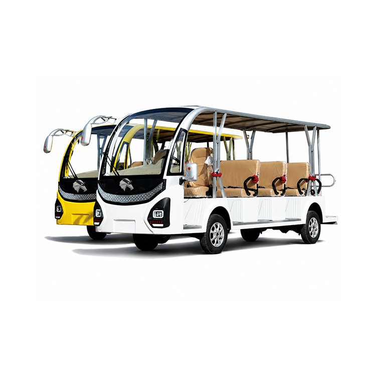 Multi‑color optional 14‑seater open top electric sightseeing bus large capacity tourist shuttle
